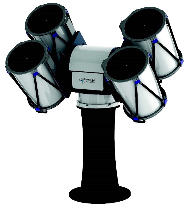 PlaneWave T-600 Direct-Drive Gimbal for observatory-class telescope systems