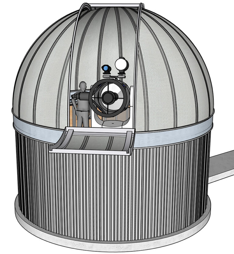 Observatory rendering for California project