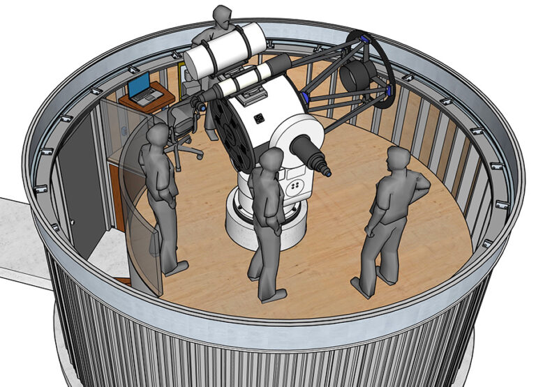 Observatory rendering for California project