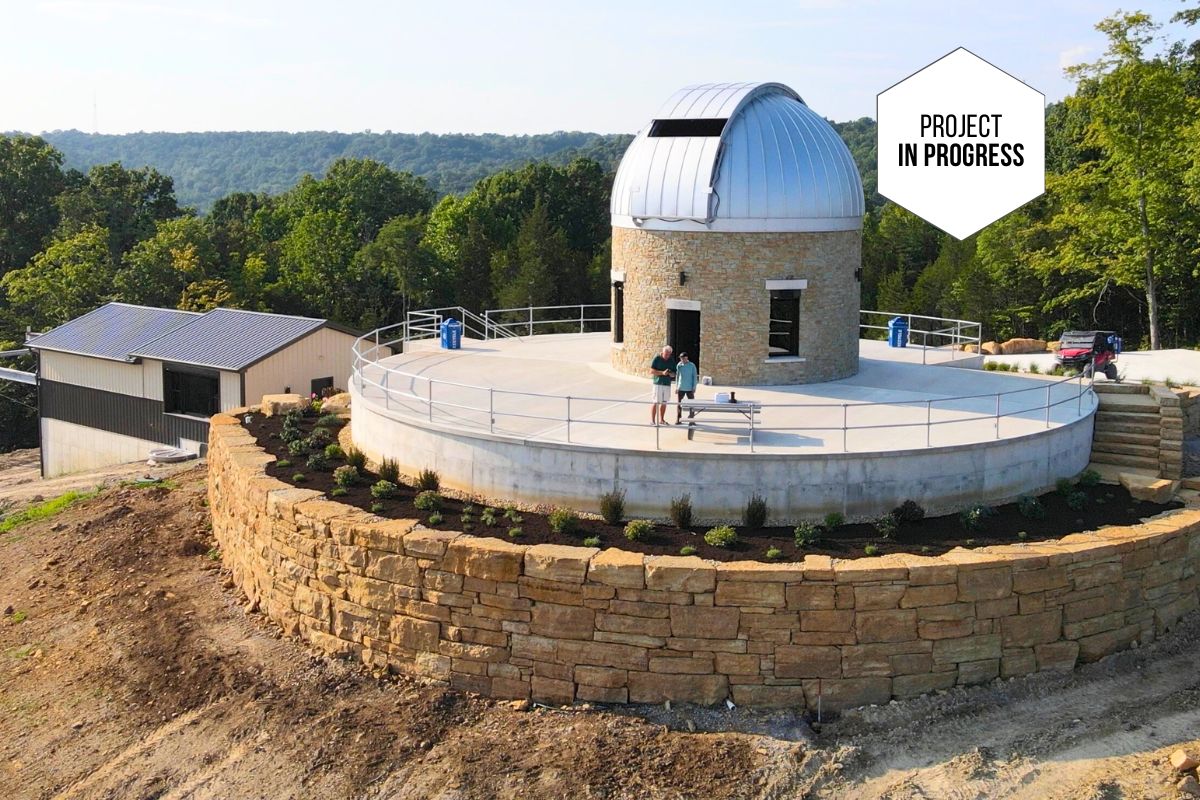 Ash Dome 24' 6" observatory in Ohio