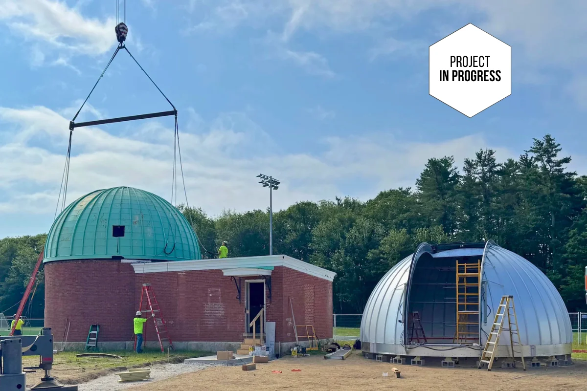 Ash Dome 24' 6" at Bowdoin College in Brunswick, Maine